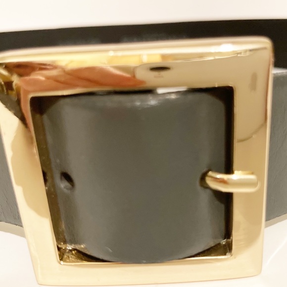 Grey leather belt - Picture 2 of 7